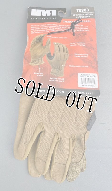 画像4: 米軍放出品 HWI TAC-TEX タクティカルユーティリティグローブ TU300 MEDIUM (4)