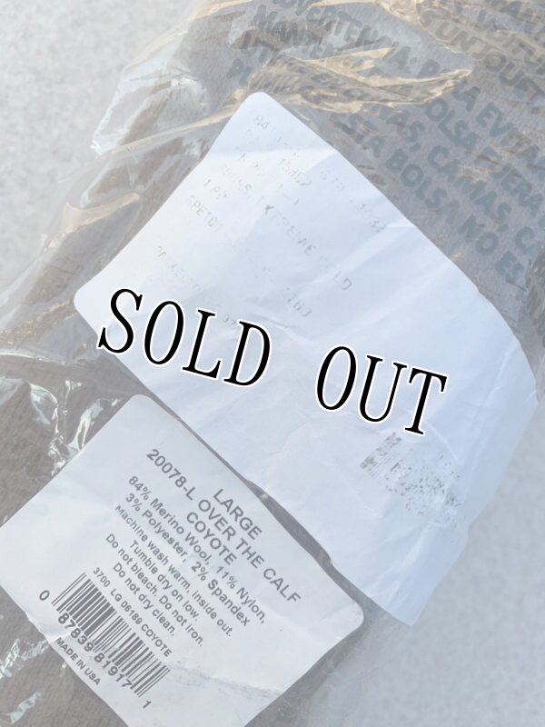 画像5: 海兵隊実物 ブーツ ソックス 2P コヨーテ LARGE (5)