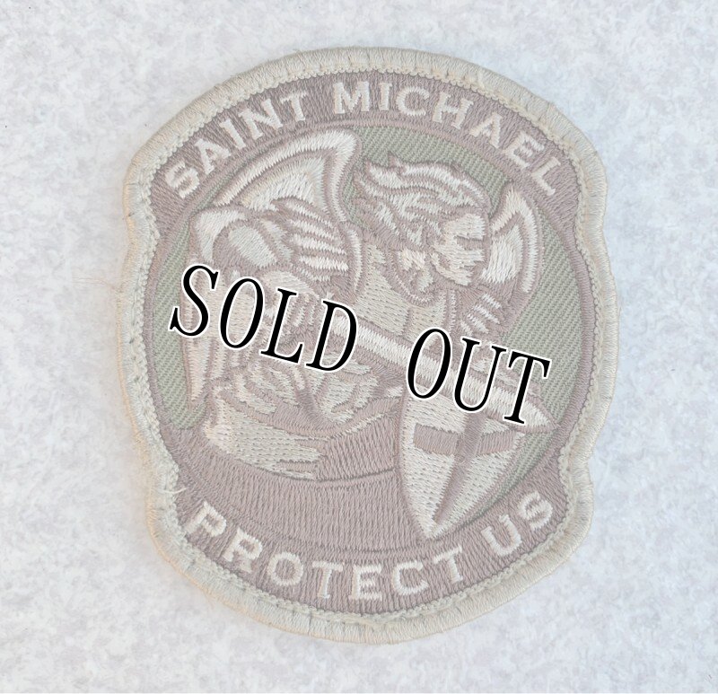 画像1: 米軍放出品 SAINT MICHAEL PROTECT US マルチカムパッチ (1)