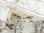 画像10: 米軍実物,USMC,デザートマーパットジャケット/パンツ　MEDIUM-SHORT (10)