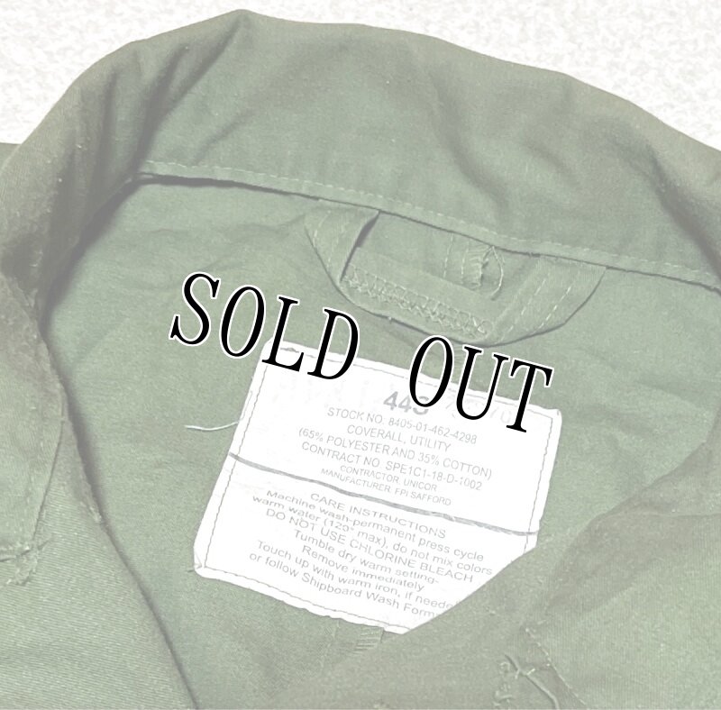 画像3: 米軍実物 カバーオール/つなぎ 42S OD (3)