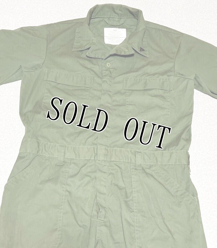 画像2: 米軍実物 カバーオール/つなぎ 42S OD (2)