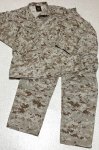 画像1: 米軍実物,USMC,デザートマーパットジャケット/パンツ　MEDIUM-SHORT (1)