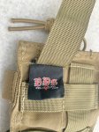 画像4:  海兵隊放出品 BDS TACTICAL GEAR   MBITR ラジオ ポーチ (4)