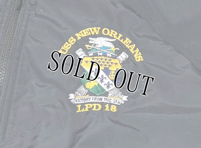 画像3: 米軍放出品　USS NEW ORLEANS LPD-18 ジャケット /ブルゾン　MEDIUM (3)