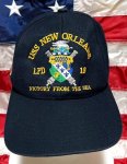 画像2: 米軍放出品　USS NEW ORLEANS LPD-18　キャップ　 (2)