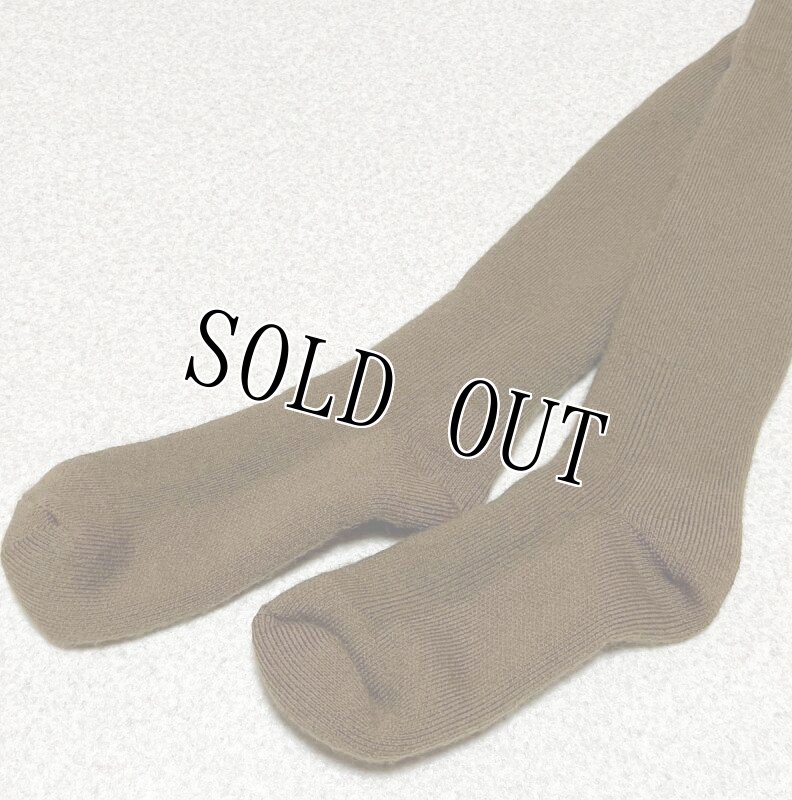 画像2: 海兵隊実物 ブーツ ソックス　コヨーテ MEDIUM (2)