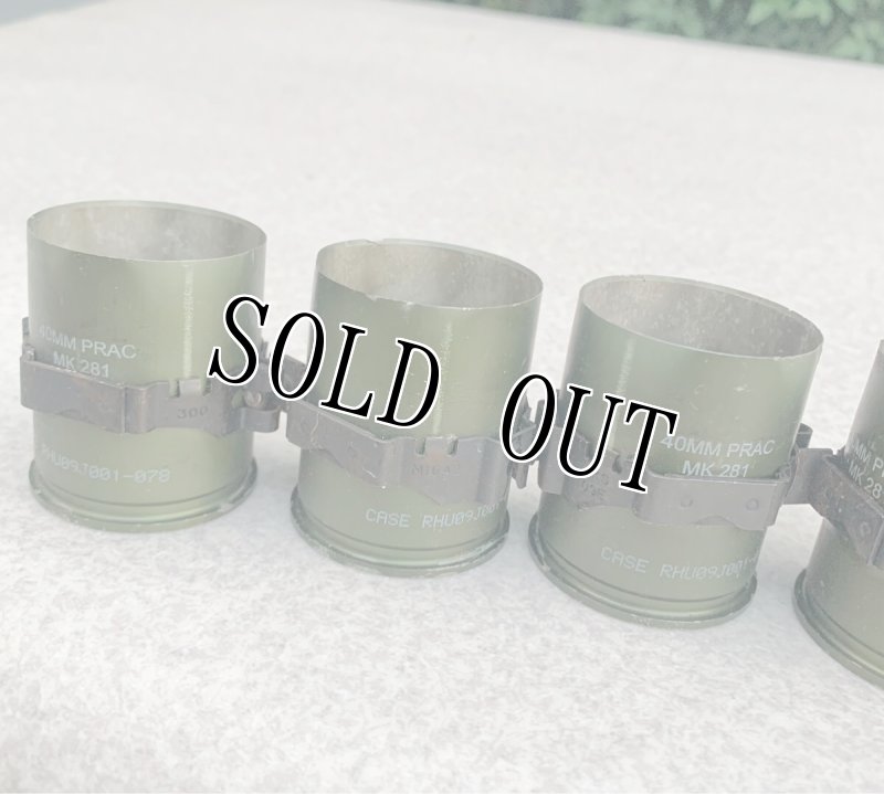 画像7: 米軍実物 40mmグレネード弾 8個セット リンク付 使用済 安全品 (7)