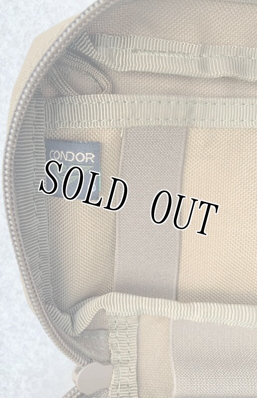 画像13: 海兵隊放出品 CONDOR ファースト レスポンス メディックポーチ コヨーテ (13)