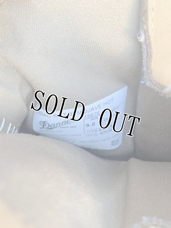 画像10: 海兵隊実物 DANNER USMC RAT 8" MOJAVE  15676 9.5 R (10)