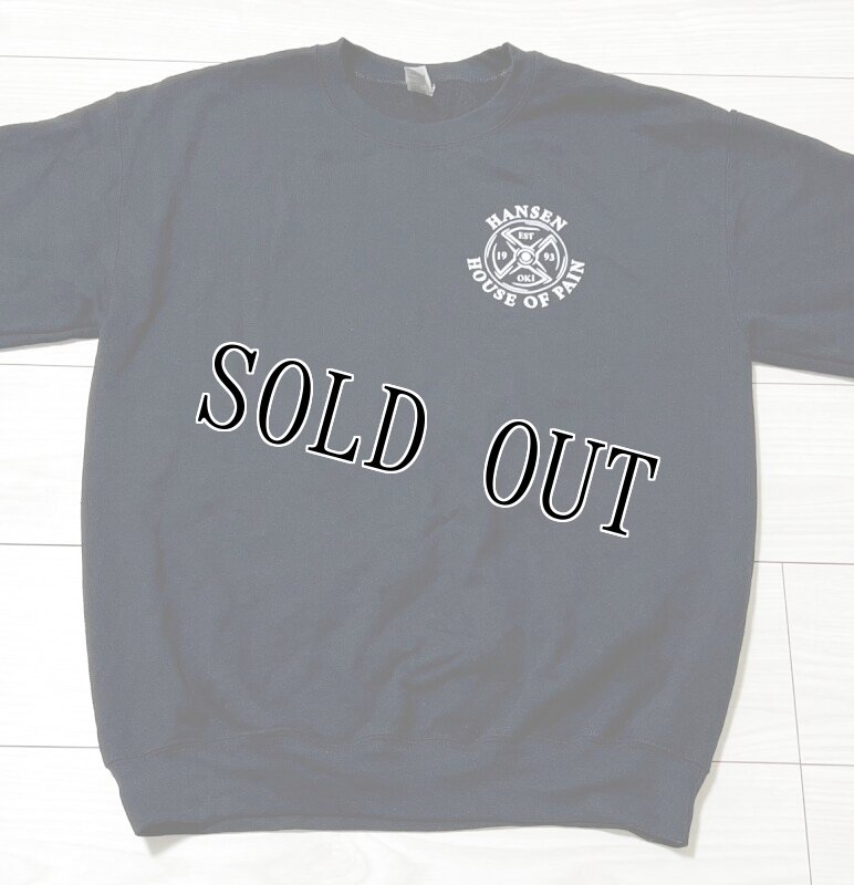画像3: 米軍放出品 HANSEN HOUSE OF PAIN スウェットトレーナー MEDIUM (3)
