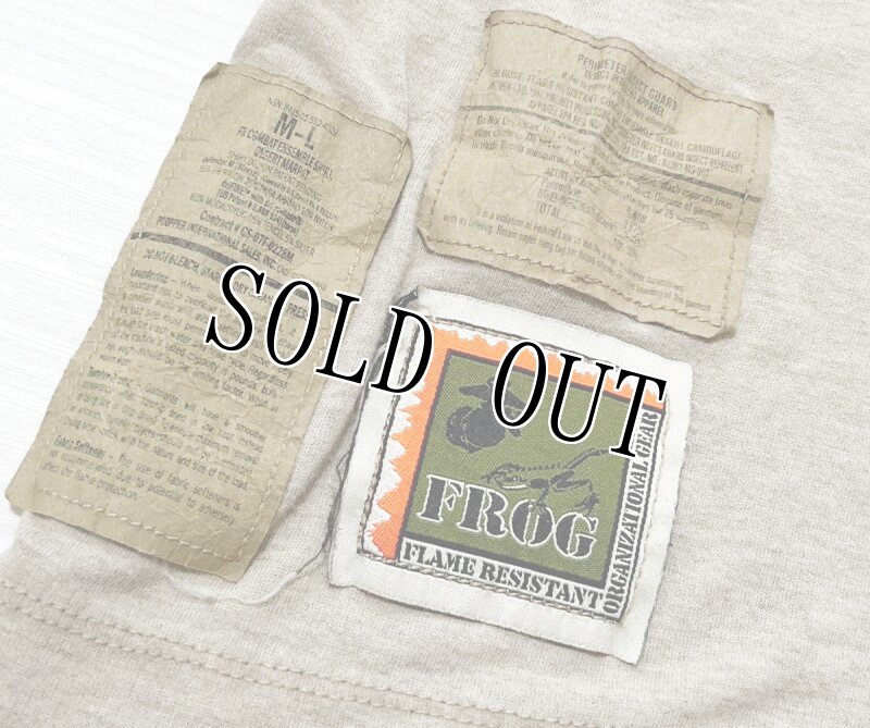 画像4: 米軍実物 FROG デザートマーパットコンバットシャツ M-L (4)