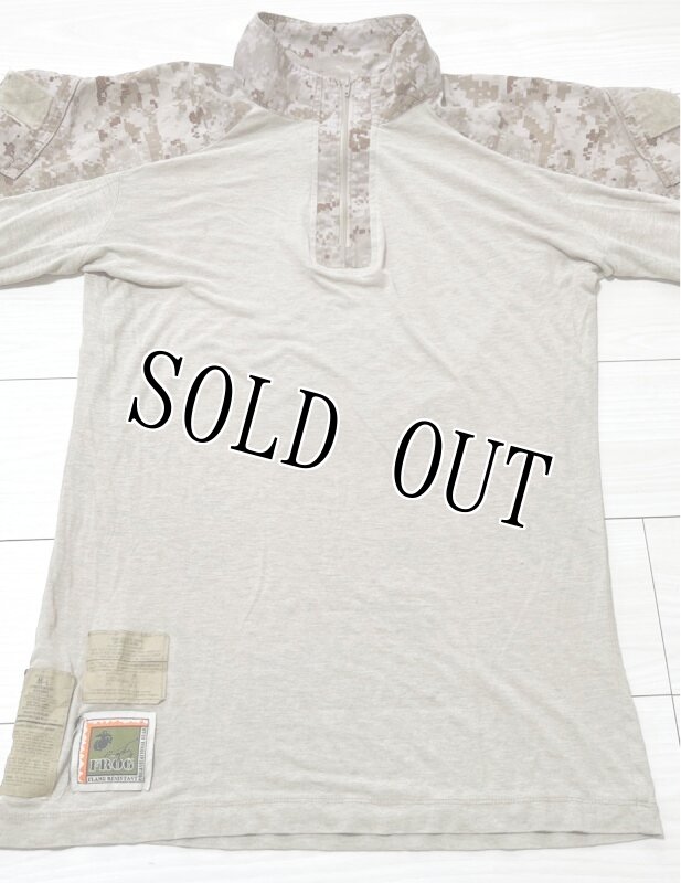 画像2: 米軍実物 FROG デザートマーパットコンバットシャツ M-L (2)