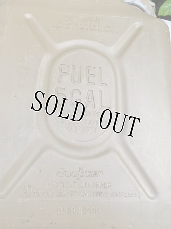 画像12: 米軍実物 SCEPTER CANADA US ジェリ缶 (プラスチック) (12)