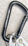 画像1: 米軍放出品 BrigadeQM Mini Carabiner Gear Clip (1)