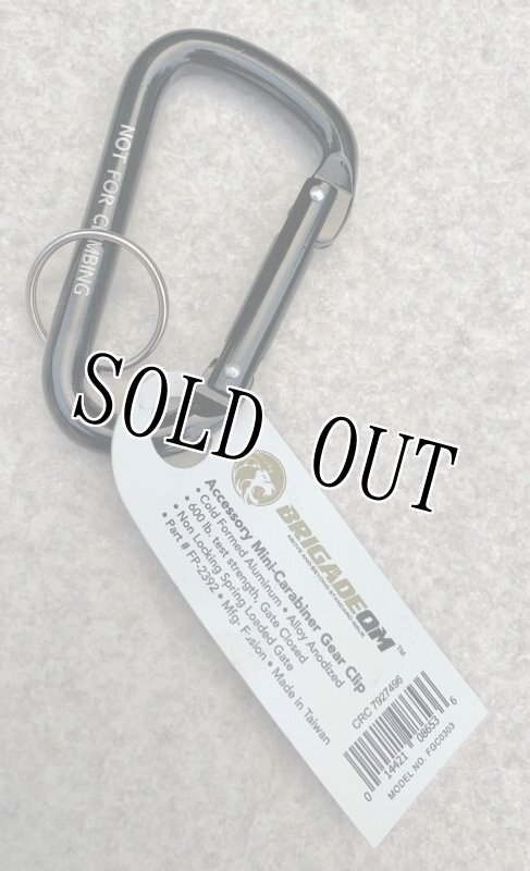 画像2: 米軍放出品 BrigadeQM Mini Carabiner Gear Clip (2)