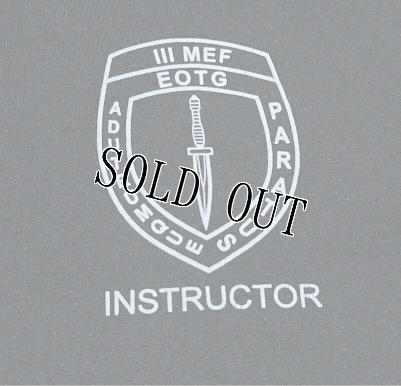 画像2: 沖縄海兵隊実物 EOTG INSTRUCTOR  スウェットパーカー (2)