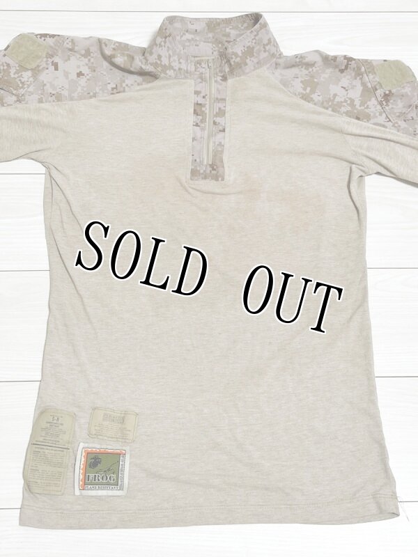 画像2: 米軍実物　FROG　デザートマーパットコンバットシャツ　S-R (2)