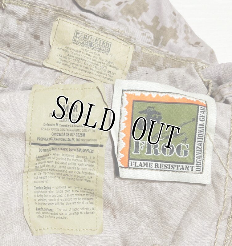 画像4: 米軍実物 USMC FROG デザートマーパットコンバットパンツ M-R (4)