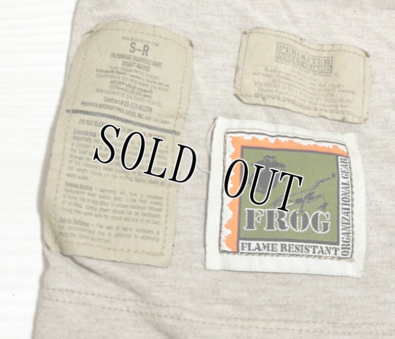 画像5: 米軍実物　FROG　デザートマーパットコンバットシャツ　S-R (5)