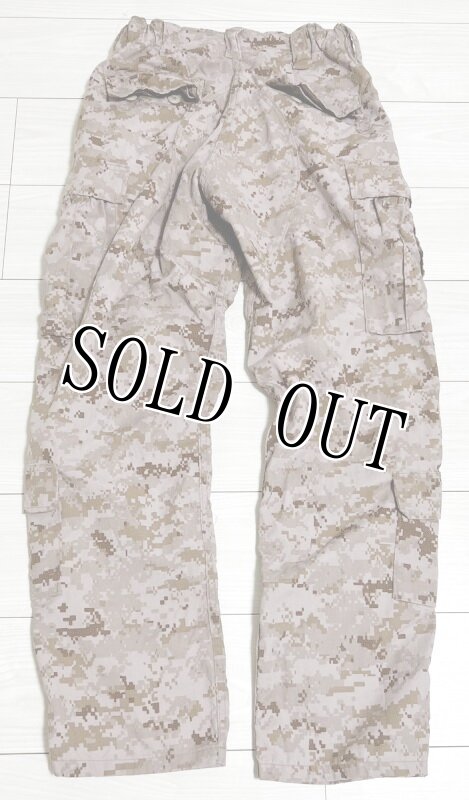 画像2: 米軍実物 USMC FROG デザートマーパットコンバットパンツ S-R (2)