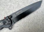 画像2: 米軍放出品 CRKT M16-10KZ Tanto  (Partially Serrated) Folding Knife (2)