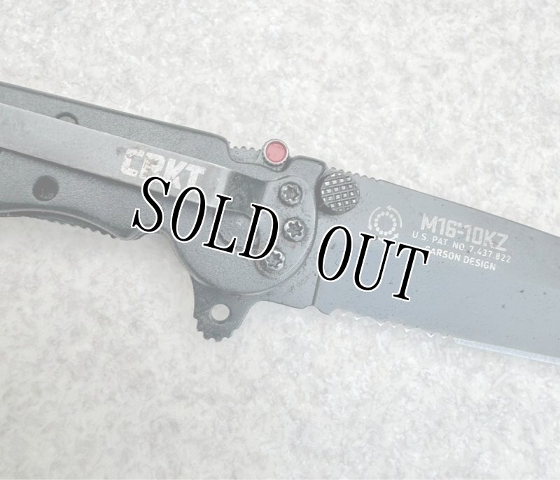 画像6: 米軍放出品 CRKT M16-10KZ Tanto  (Partially Serrated) Folding Knife (6)