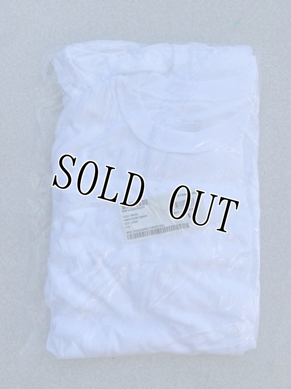 画像1: 米軍実物　UNDERSHIRT Crew Neck WHITE 3P　 (1)
