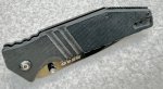 画像2: 米軍放出品 Bear Edge 4.5" Spring Assisted Tanto Knife Black G-10  (2)