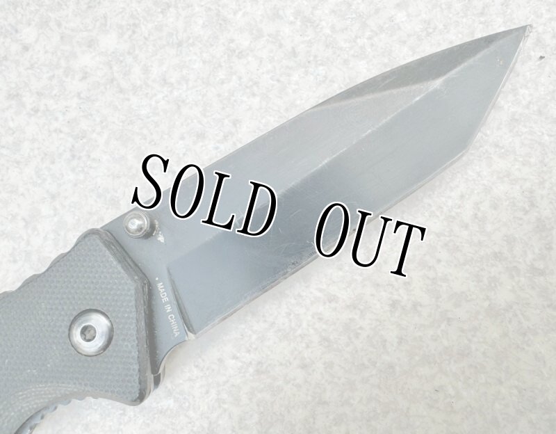 画像3: 米軍放出品 Bear Edge 4.5" Spring Assisted Tanto Knife Black G-10  (3)