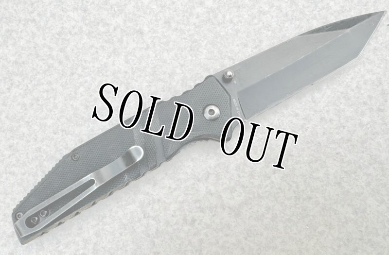 画像4: 米軍放出品 Bear Edge 4.5" Spring Assisted Tanto Knife Black G-10  (4)