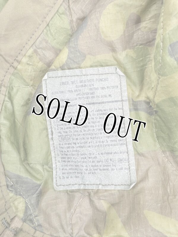 画像3: 米軍実物 ポンチョライナー  ウッドランドカモ 迷彩　 (3)