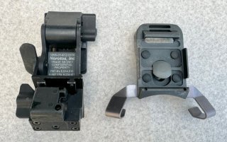 米軍　実物　Norotos RHINOⅡ ナイトビジョンマウント　ブラケット付き 米軍実物 NOROTOS ノロトス RHINO2 NVG マウント ブラケット 2点