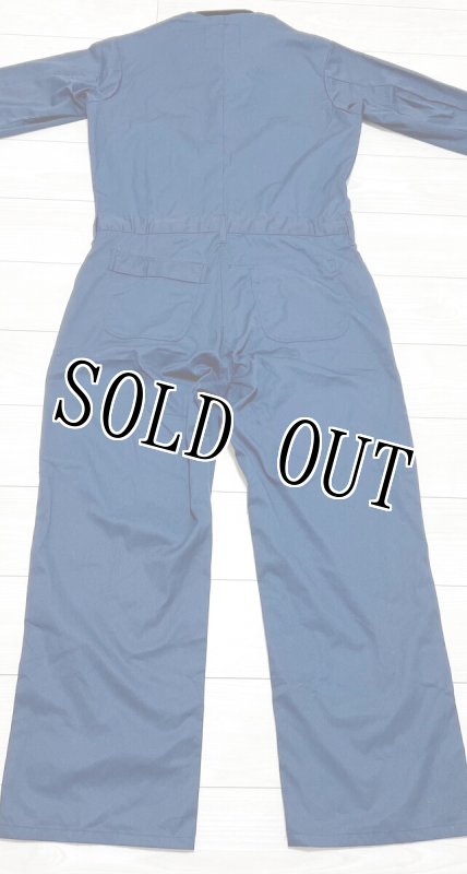 画像4: 米軍実物 US NAVY カバーオール/つなぎ 44LONG 紺  (4)