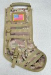 画像1: 米軍放出品 Tactical Christmas Stocking Deluxe Molle  (1)