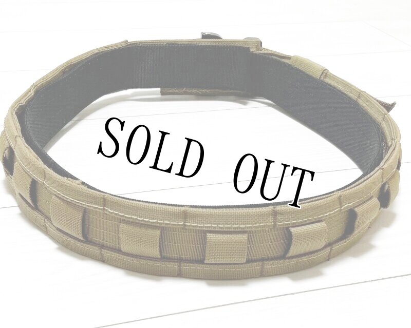 画像4: 海兵隊実物 オードナンス製 MOLLE SYSTEM D-RING タクティカル ガンファイターベルト CB XL (4)