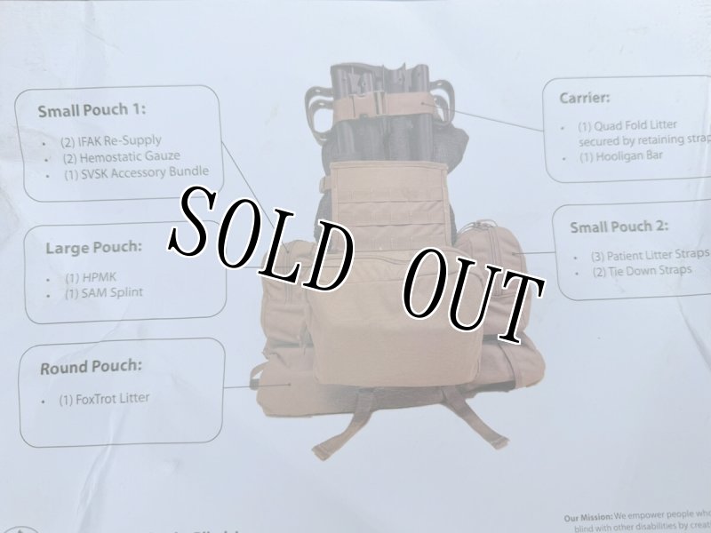 画像10: 米海兵隊放出品 SVM スタンダードビークルメディカルキット 折りたたみ担架用キャリア (10)