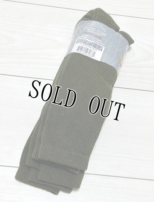 画像3: 米軍実物 GI ブーツソックス OD  3P SMALL (3)