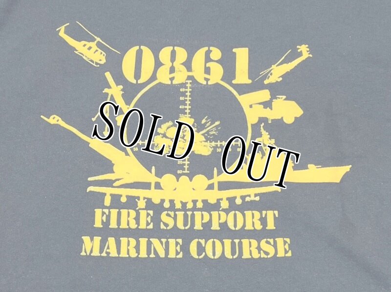 画像5: 米軍実物 0861 FIRE SUPPORT MARINE COURSE スウェットパーカー  (5)