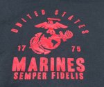 画像3: 米軍放出品　USMC　スウェットパーカー　MEDIUM (3)