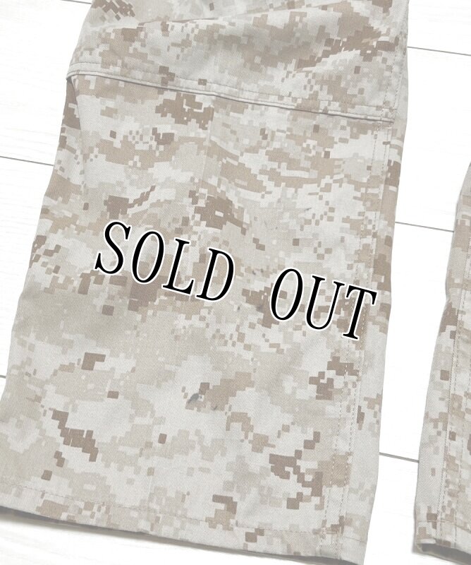 画像2: 米軍実物,USMC,デザートマーパットパンツ M-SHORT (2)