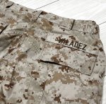 画像6: 米軍実物,USMC,デザートマーパットパンツ　M-SHORT (6)