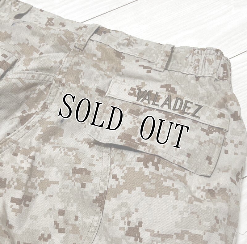 画像6: 米軍実物,USMC,デザートマーパットパンツ M-SHORT (6)
