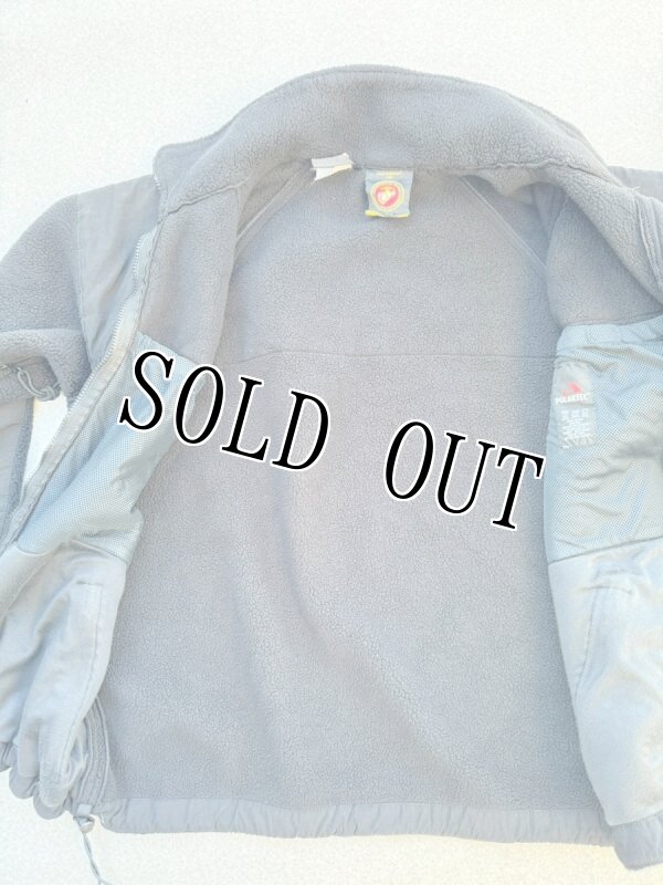 画像3: 米軍実物  USMC ポーラテックフリース ブラック MEDIUM (3)