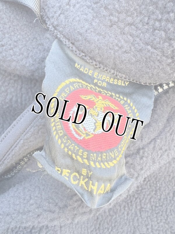 画像9: 米軍実物  USMC ポーラテックフリース ブラック MEDIUM (9)