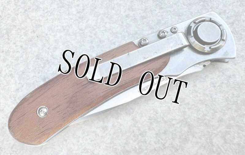 画像7: 米軍放出品 Lone Wolf Paul Prankster–Rosewood Scales w/CPM-S30V Combo Blade   PaulLock Folder – OKCA 2006 Club Knife (7)