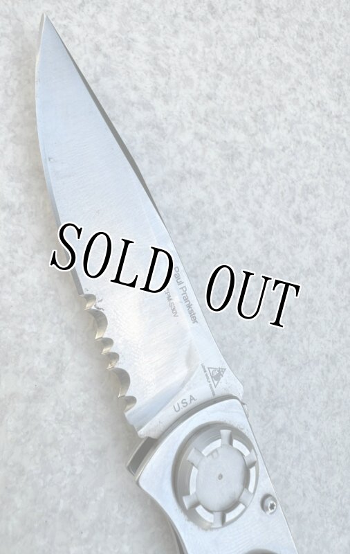 画像5: 米軍放出品 Lone Wolf Paul Prankster–Rosewood Scales w/CPM-S30V Combo Blade   PaulLock Folder – OKCA 2006 Club Knife (5)