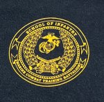 画像2: 米軍放出品　USMC SCHOOL OF INFANTRY　Tシャツ　SMALL (2)