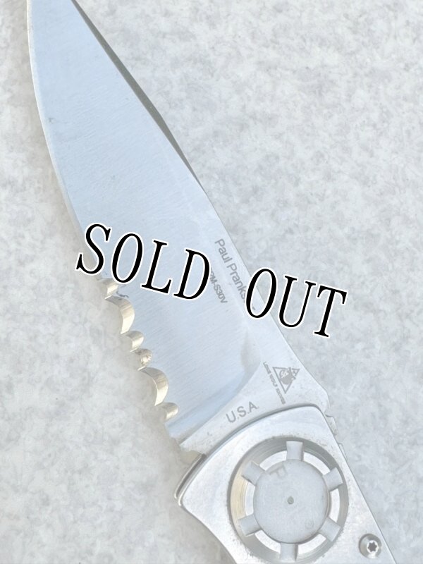 画像6: 米軍放出品 Lone Wolf Paul Prankster–Rosewood Scales w/CPM-S30V Combo Blade   PaulLock Folder – OKCA 2006 Club Knife (6)