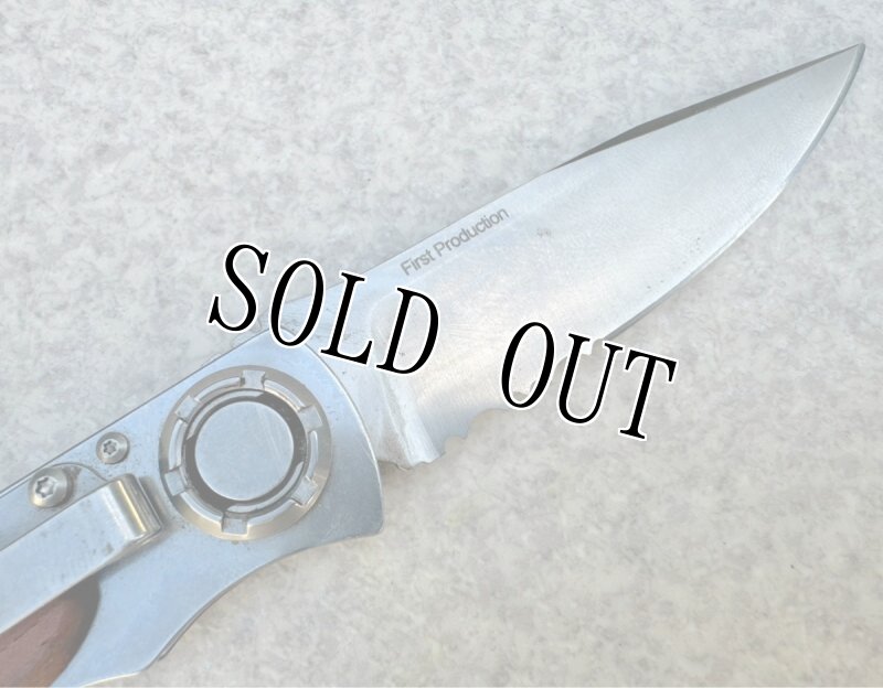 画像3: 米軍放出品 Lone Wolf Paul Prankster–Rosewood Scales w/CPM-S30V Combo Blade   PaulLock Folder – OKCA 2006 Club Knife (3)